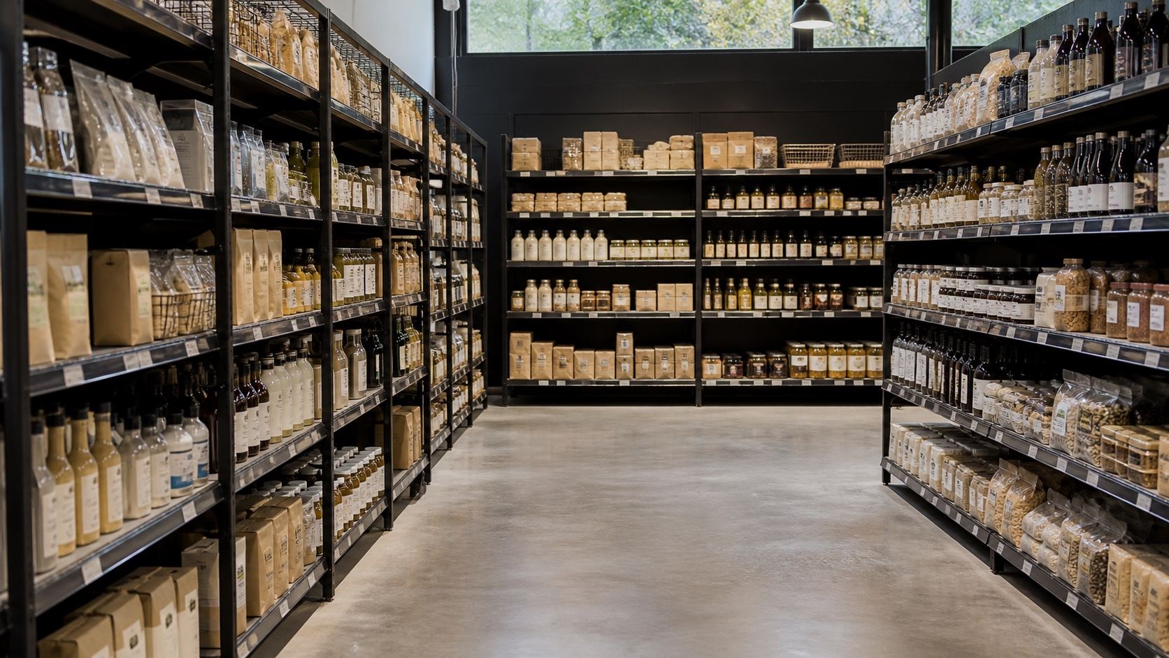 Consumer goods aisles