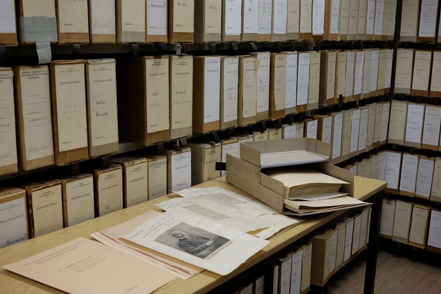 Archives and case documents, illustrating evidence